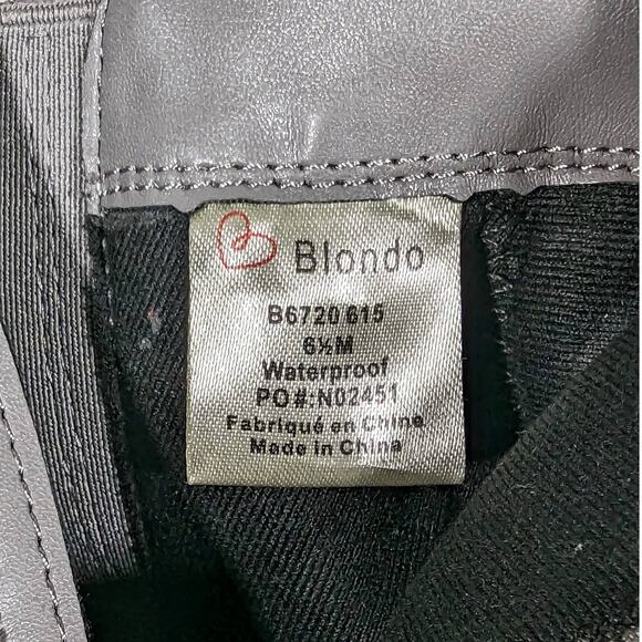 Blondo Waterproof Suede Ankle Booties - Women's 6.5M - Gray - Picture 12 of 14